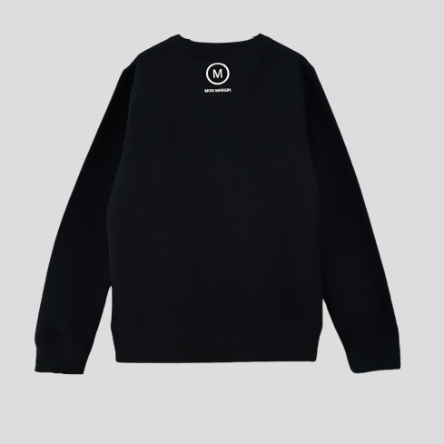 SWEATER MIT GRAPHISCHEM MOTIV I MON MARGIN
